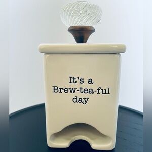 Mud Pie Tea Packet Holder